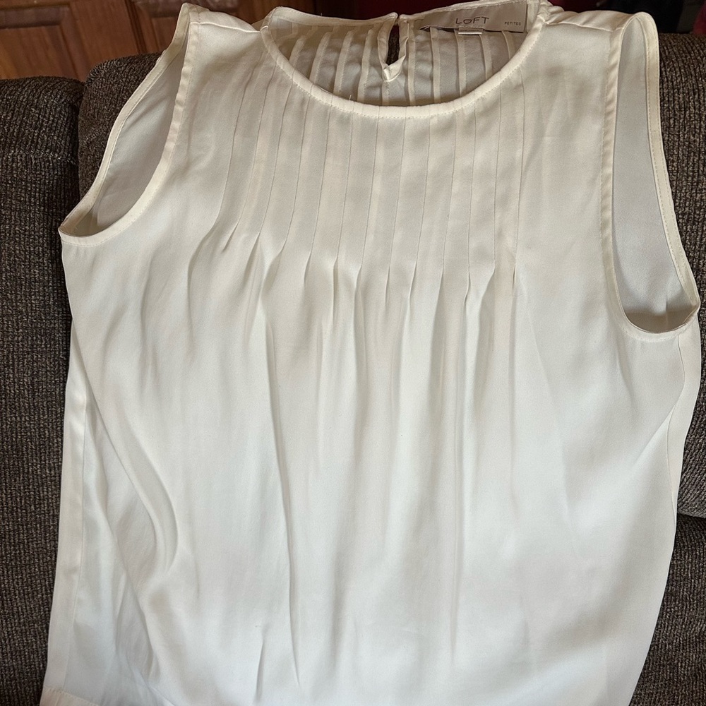 Ann Taylor Loft blouse style tank top.
